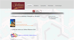 Desktop Screenshot of collinesdestanove.com