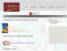 Tablet Screenshot of collinesdestanove.com